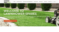 Desktop Screenshot of lawnmowersparesukltd.com